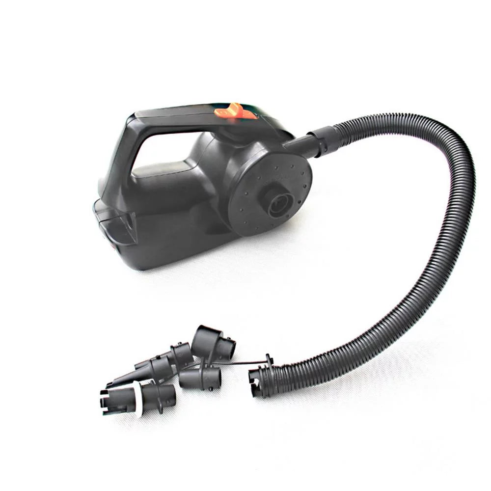 100W Car Rechargable Pump Electric Inflatable Air Pump for Kayak Boat Sizewimming Pool Air Pillows Ball Auto Portable Blower