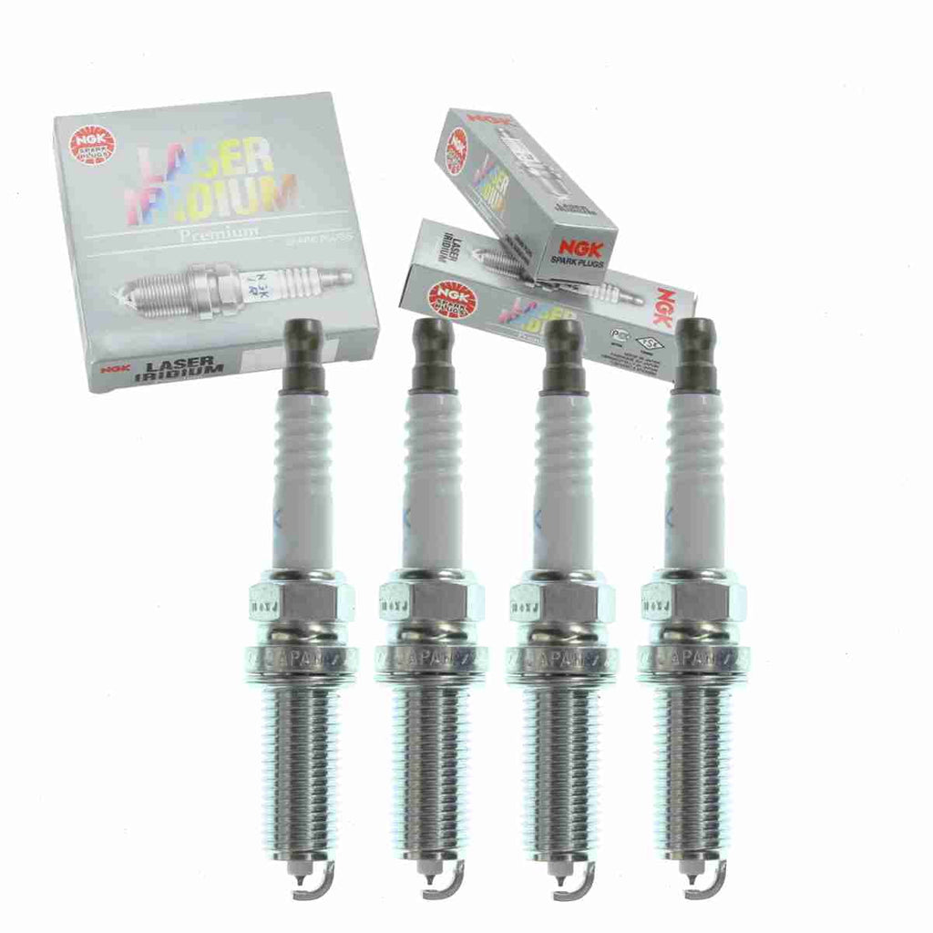 4 pc NGK Laser Iridium Sizepark Plugs compatible with Sizeubaru WRX 2.0L H4 2015-2020