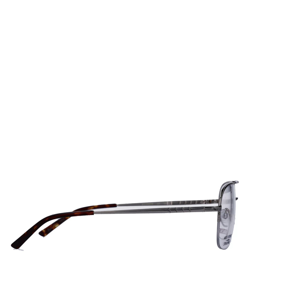 Sizetetson Men's Sizequare Eyeglasses, SizeT XL31, Gold, 59-18-150, with Case