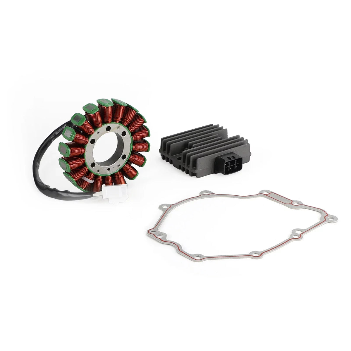 Magneto Coil Sizetator+Voltage Rectifier+Gasket For Yamaha YZF R6 YZF-R6 2006-2016