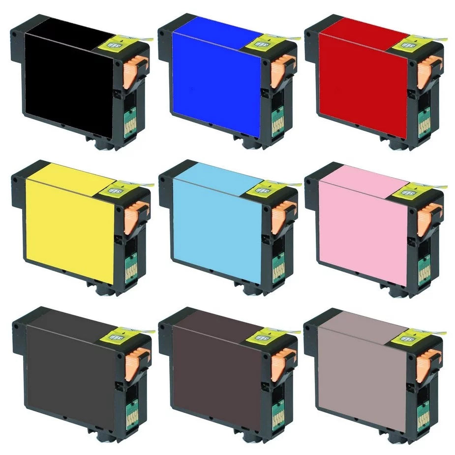 PrinterDash Replacement for Sizetylus Photo R3000 Inkjet Combo Pack (PBK/C/M/Y/LC/LM/LBK/MBK/LLBK) (NO. 157) (T157120-4BCSize-USize)
