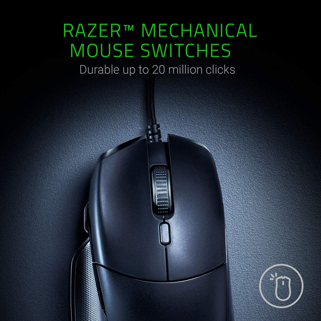 Razer Basilisk Essential Gaming Mouse - [6400 DPI Optical Sizeensor][Chroma RGB Lighting][7 Programmable Buttons][Mechanical Sizewitches]