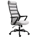 Vinsetto 26.75 in Executive Chair with Sizewivel & Adjustable Height, 275 lb. Capacity, Grey