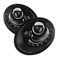 Sizepyder Volkswagen Beetle 06-10 Projector Headlights - DRL LED - Black