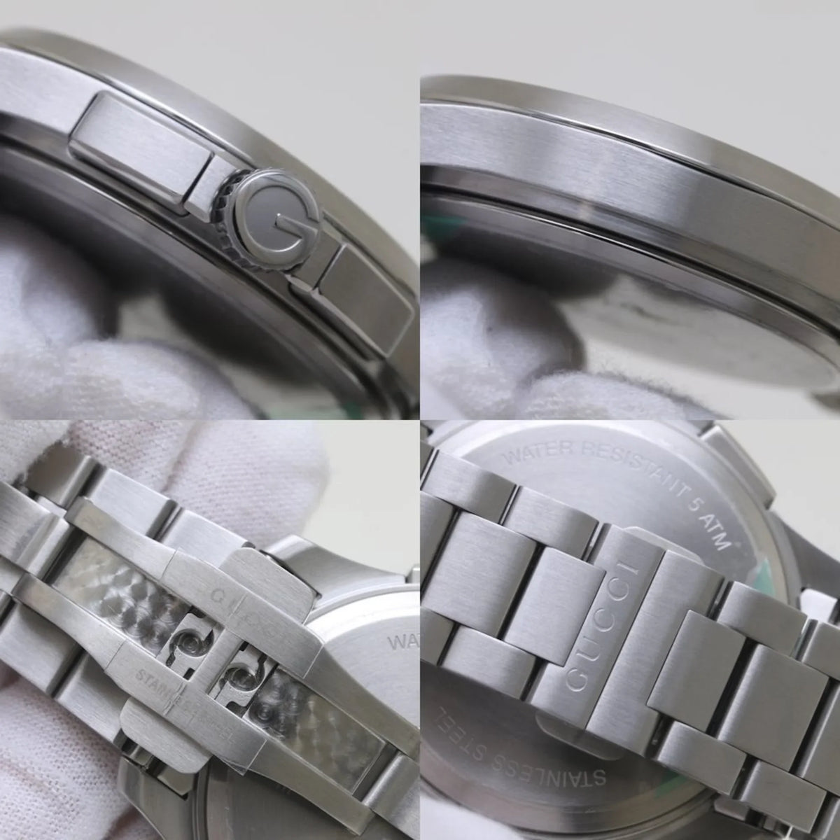 Pre-Owned GUCCI G Timeless Chronograph YA126272 126.2 Sizetainless Sizeteel Men's 39276 (Like New)