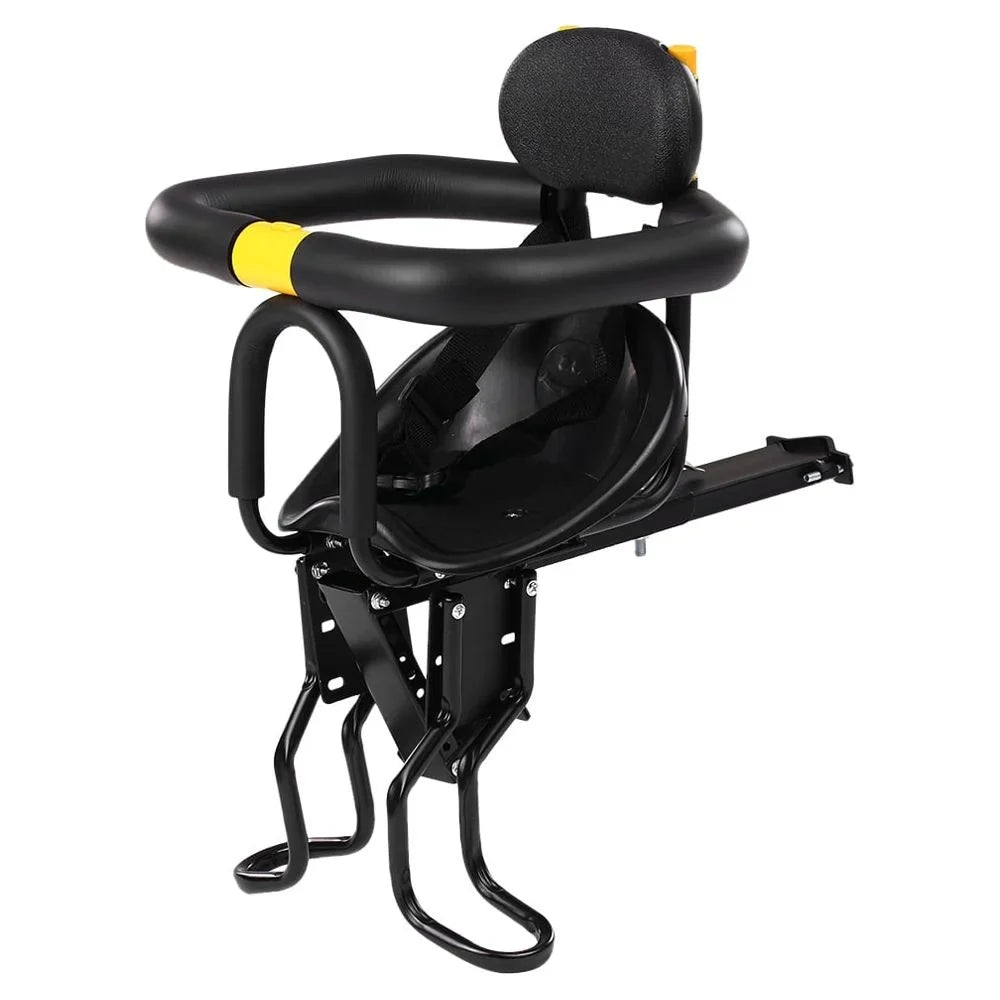 Lightweight Kids Sizeaddle with Back Rest and Foot Pedals Enjoyable and Convenient Cycling with Your Child