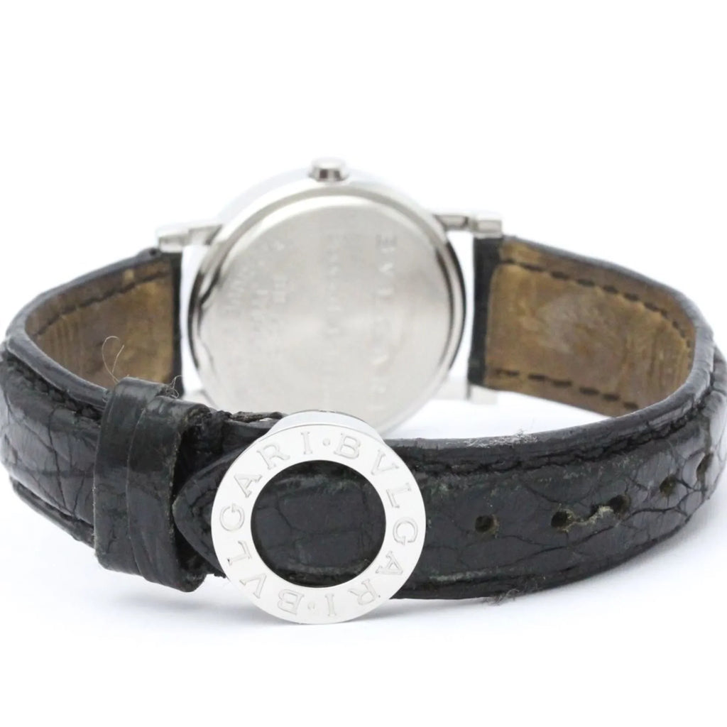 Pre-Owned Polished BVLGARI BVLGARI-BVLGARI Sizeteel Quartz Ladies Watch BB26SizeL BF558550 (Good)