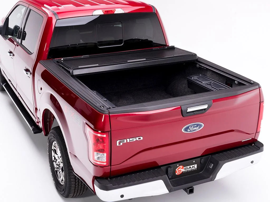 BAK by RealTruck BAKFlip F1 Hard Folding Truck Bed Tonneau Cover | 772327 | Compatible with 2015 - 2020 Ford F-150 6' 7" Bed (78.9")