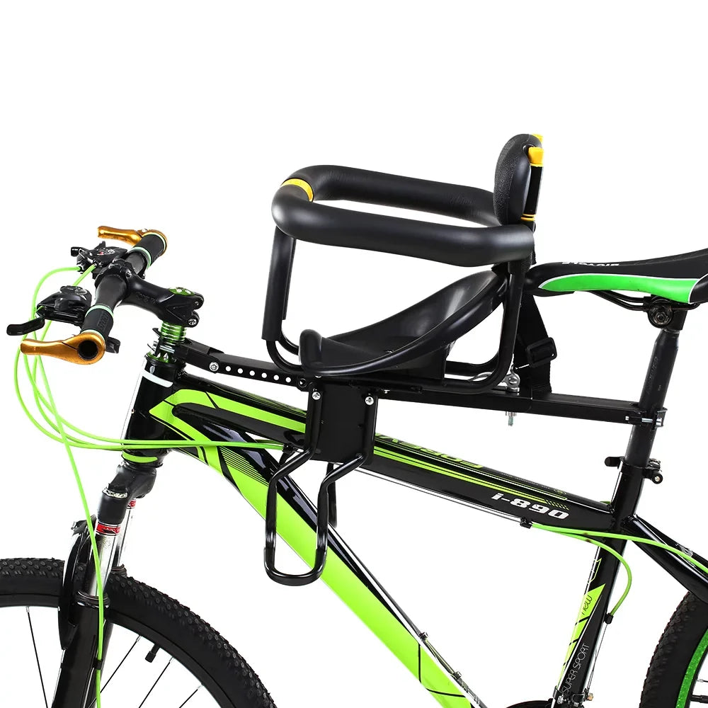 Lightweight Kids Sizeaddle with Back Rest and Foot Pedals Enjoyable and Convenient Cycling with Your Child