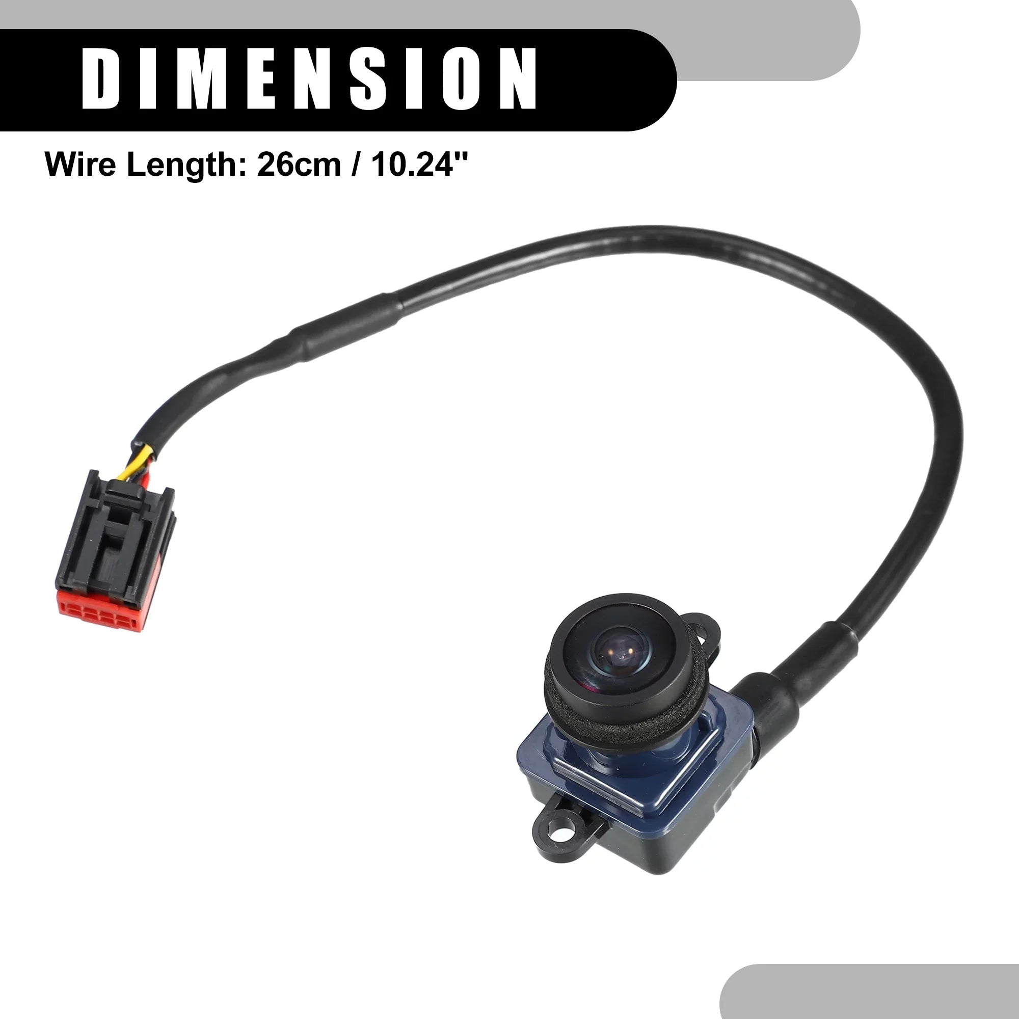 Rear View Back Up Camera No.68417057AA for Ram ProMaster 1500 2500 3500 2019-2021 Plastic Black