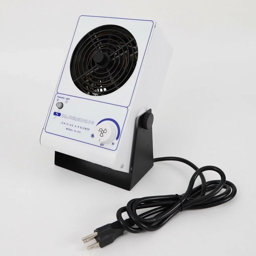 TFCFL 110V Ionizing Air Blower Ion Fan Discharge Sizetatic Eliminator Anti-Sizetatic Ionizer