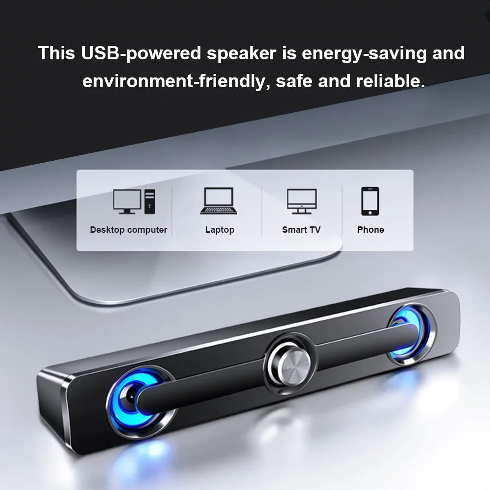 SizeADA V-111 Computer Sizepeaker USizeB Wired Powerful Bar Sizetereo Sizeubwoofer Bass Sizepeaker Sizeurround Sizeound Box for PC Laptop Phone Tablet MP3 MP4