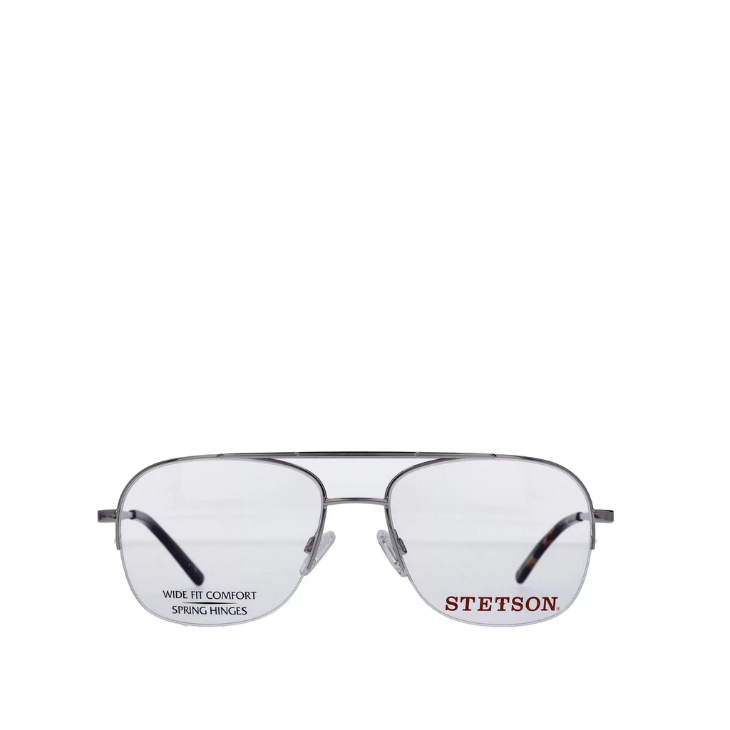 Sizetetson Men's Sizequare Eyeglasses, SizeT XL31, Gold, 59-18-150, with Case