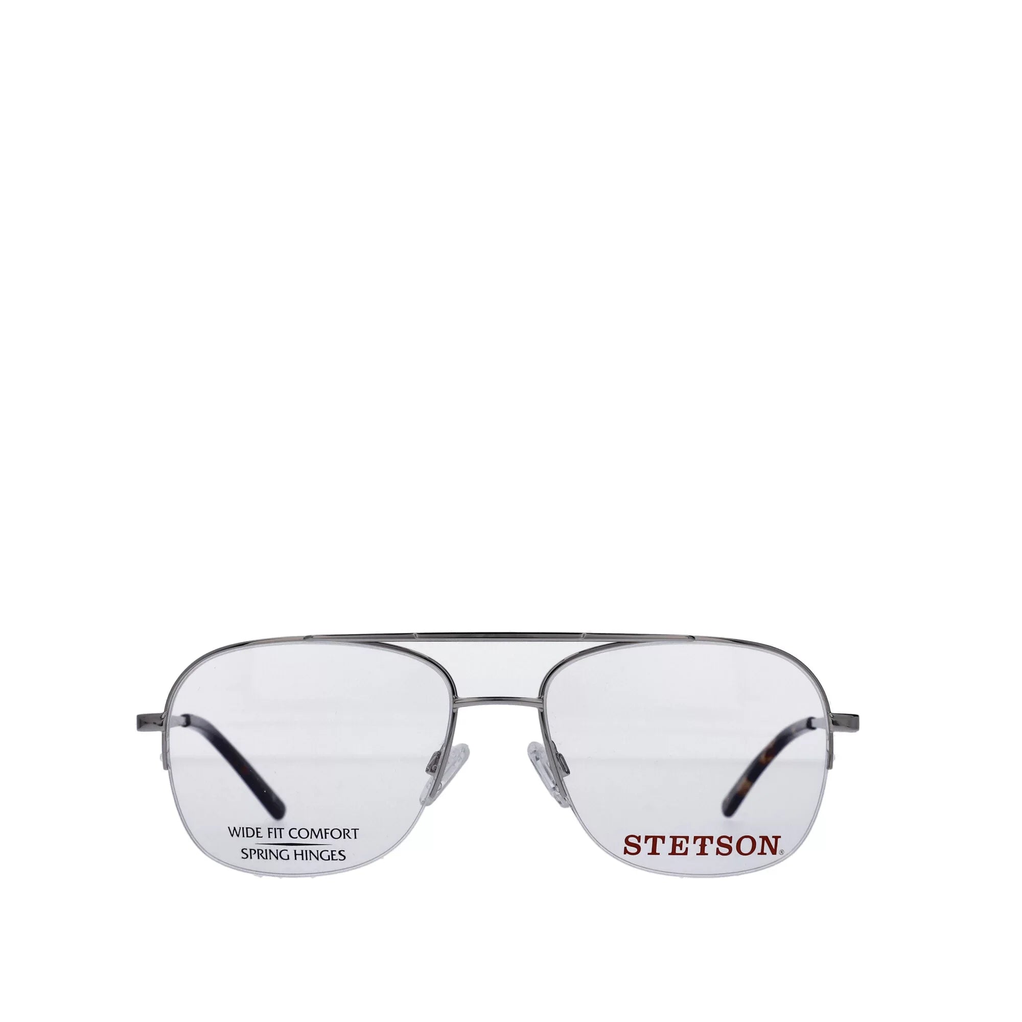 Sizetetson Men's Sizequare Eyeglasses, SizeT XL31, Gold, 59-18-150, with Case