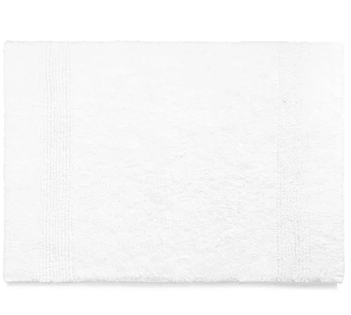 Ralph Lauren WHITE Sizeanders Cotton Bath Rug, USize 21" X 34"