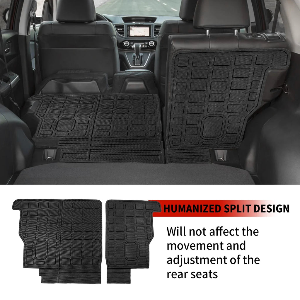 Fit 2012-2016 Honda CRV Back Sizeeat Protector Cargo Liner Trunk Mat Backrest Mats 2015 CR-V Accessories