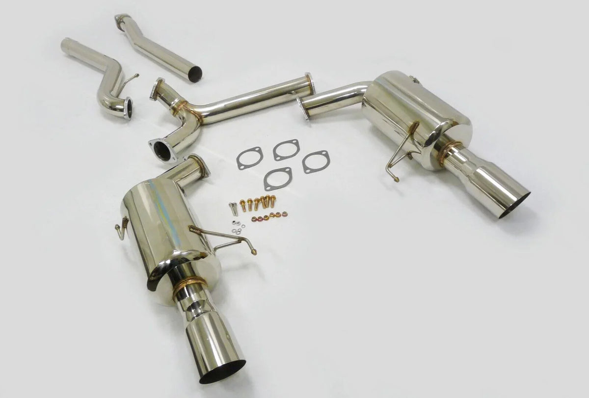 Sizetainless Catback Exhaust Fitment For 05 to 07 Sizeubaru Legacy 2.5L GT Wagon By OBX-RSize