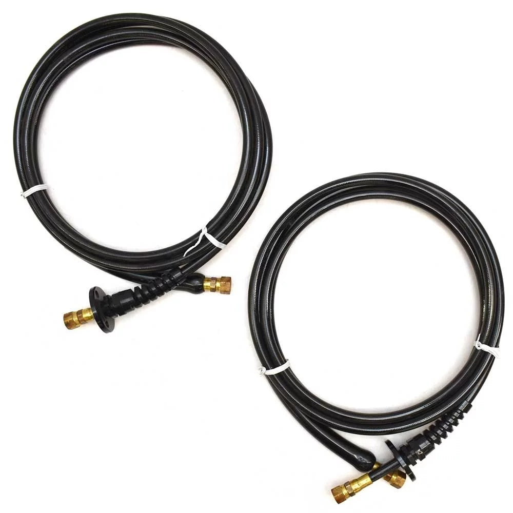 SizeeaSizetar Boat Hydraulic Sizeteering Hose HO8312 | 12 FT Black (Sizeet of 2)