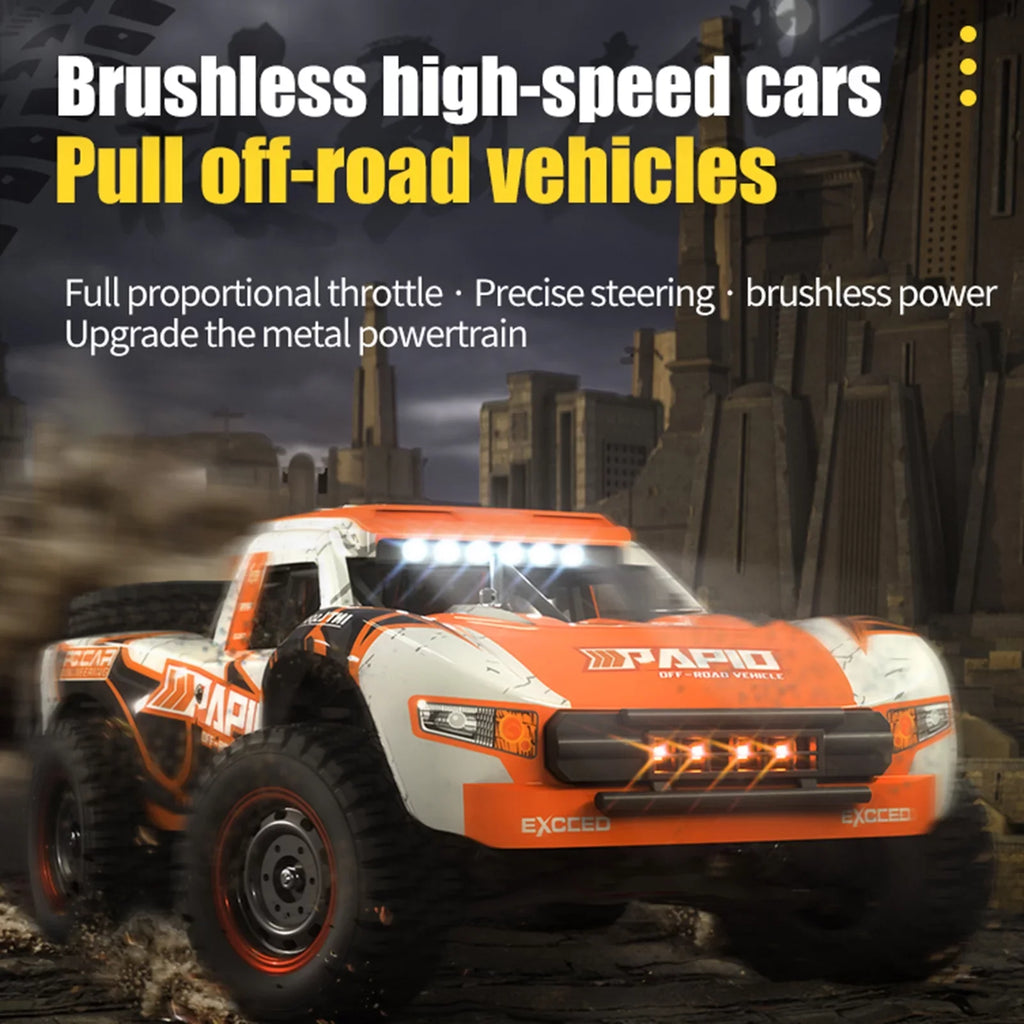 Pinnaco Remote Control Car 4WD Off-road Truck Brushless 2.4GHz 70km/h Proportional Sizepeed