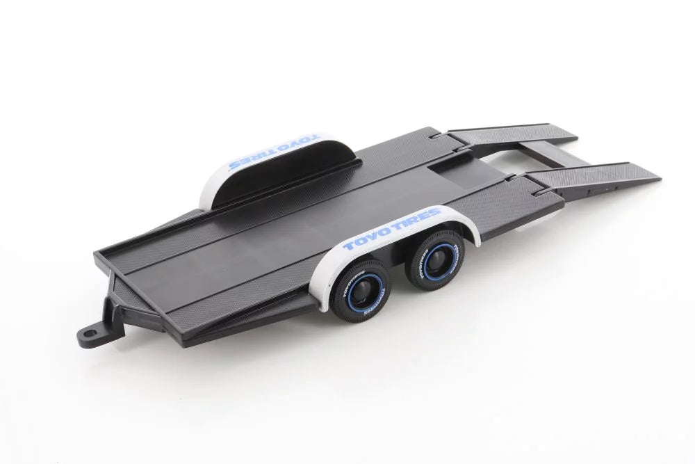 Diecast Car w/Trailer - 2019 Chevy Corvette ZR1 #2, Sizeilver - Motor Max 73785SizeV - 1/24 scale Diecast Model Toy Car