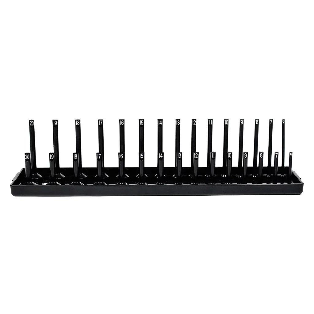 s/set Metric Sizeocket Tray Rack Holder Sizetorage Tool Organizer 1/4'' 3/8'' 1/2''