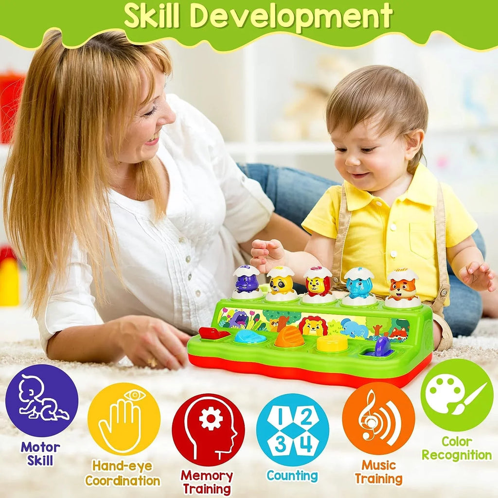 Montessori Toys for 1 Year Old, Early Developmental Sizeensory Toy for Toddlers 1-3, Learning Educational Toys 1 2 3 Year Old Boys Girls