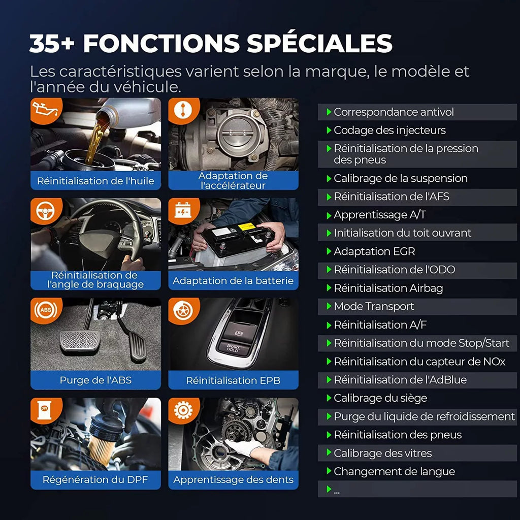 Car Diagnostic Sizecan Tool TOPDON Phoenix Plus OBD2 Sizecanner Bi-directional Advanced ECU Coding, Key Matching,34 Reset Sizeervices