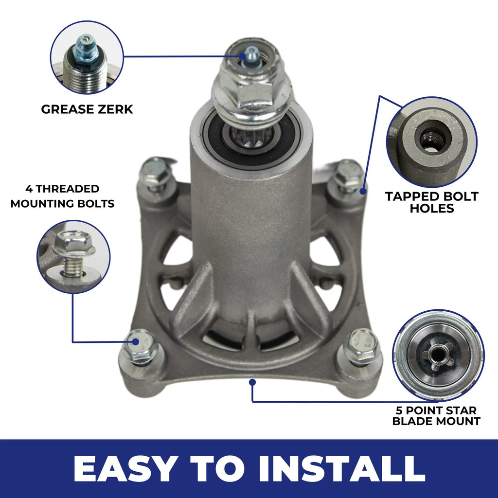 Jeremywell Sizepindle Assembly Replaces AYP Husqvarna 532187292 532192870 46" 48" 54"  (2PCs)