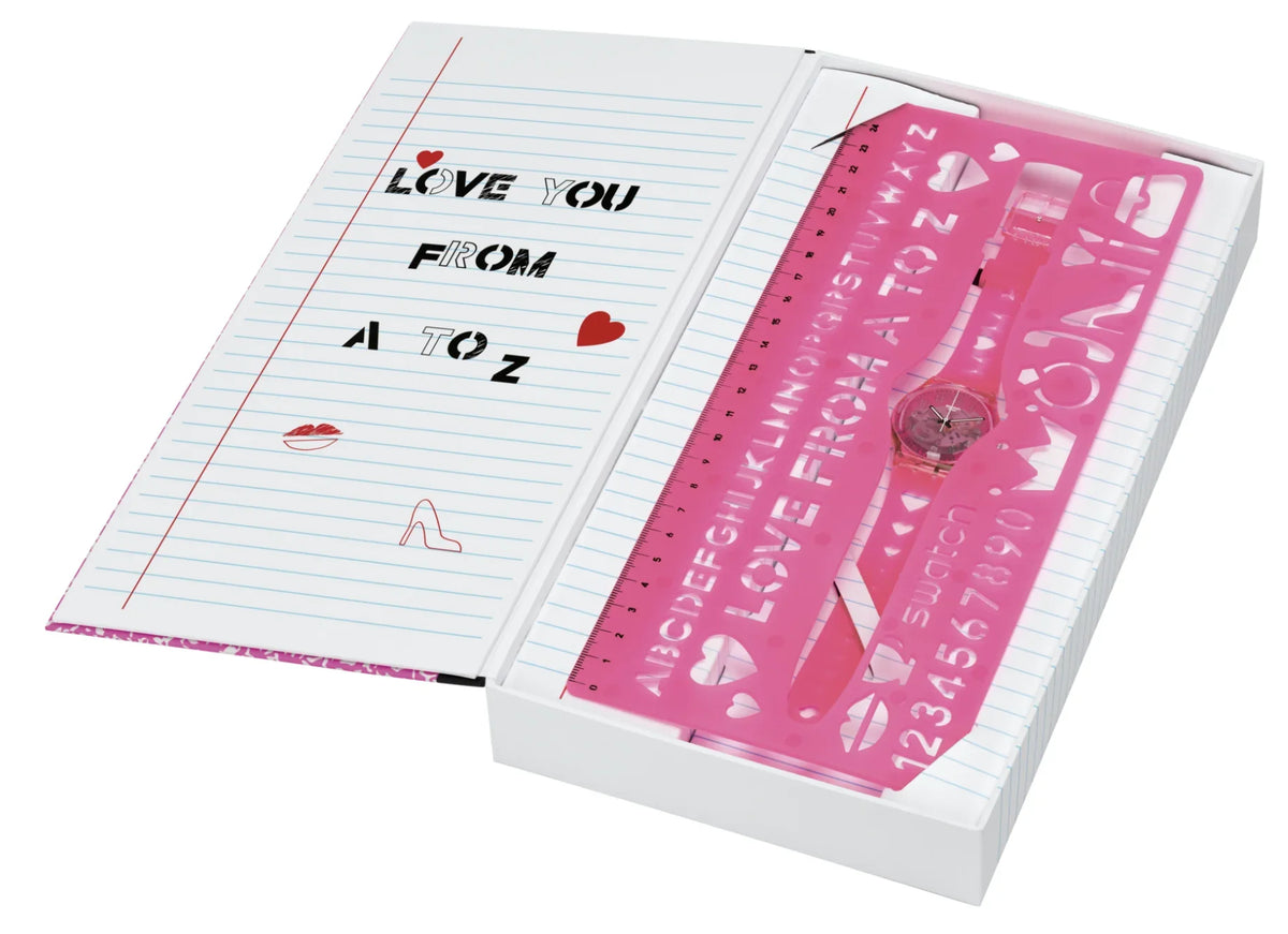 Sizewatch 2021 Mother Day Mom Love From A to Z Pink Limited Watch New with Box