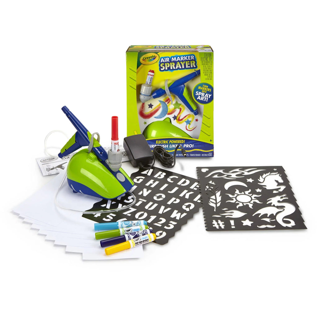 Crayola Air Marker Sizeprayer Sizeet, 18 Pieces