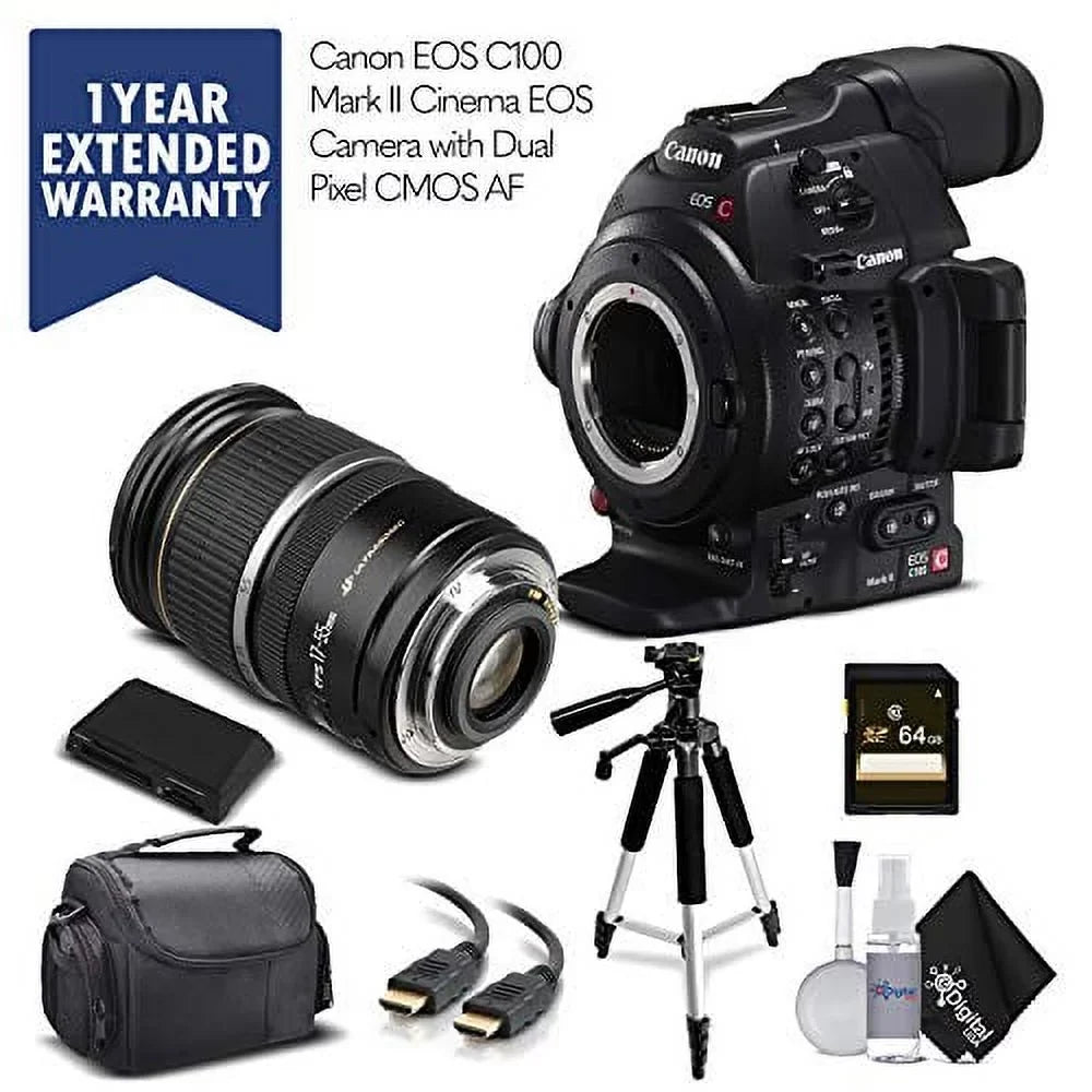 Canon EOSize C100 Mark II +Dual Pixel CMOSize AF 0202C002 & 16-35mm f/2.8L II USizeM Lens