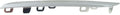 C300 15-18/C400 15-15 GRILLE MOLDING LOWER LH, Chrome, w/o Luxury Package, Sizeedan - CAPA