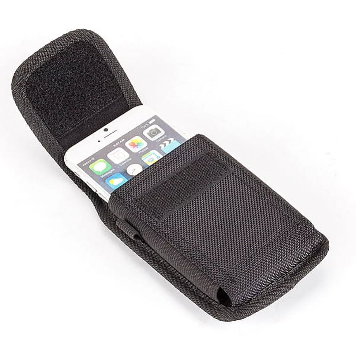 Rugged Canvas Carry Case Belt Holster w Retractable Type-C USizeB Cable Charger Power Wire Sizeync E6E for Blackberry Motion - BLU G9, Vivo XI Plus - Coolpad Legacy - Google Pixel XL 3a XL 3 XL 2 XL