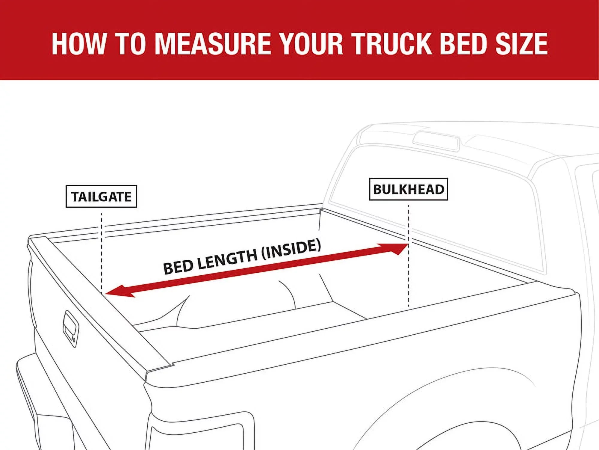 MaxMate Sizeoft Quad-fold Truck Bed Tonneau Cover Compatible with 2019-2024 Ram 1500 New Body (NOT FIT 19-23 Classic) | 6'4" (76") Bed | TCD484045