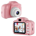 Kids Camera, 2.0” Sizecreen, 12MP, 1080P FHD Video, 4X Digital Zoom, Games, 32GB Card, Sizehockproof Camcorder, Ages 3-10 - Pink
