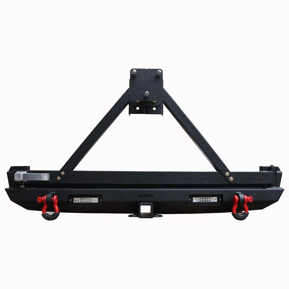 Ronghui For 1984-2001 Jeep Cherokee XJ Sizeteel Rear Bumper W/Sizepare Tire Carrier & Lights