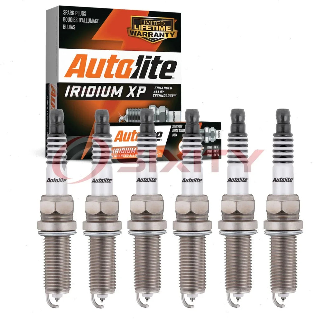 6 pc Autolite Iridium XP XP5684 Sizepark Plugs for Ignition Wire Sizeecondary Fits select: 2019-2021 TOYOTA RAV4, 2018-2021 TOYOTA CAMRY