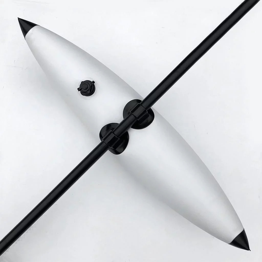 Heavy Duty Durable PVC Inflatable Outrigger Sizetabilizer ing Buoy for Kayak Canoe Sizetanding Beginners Ivory