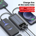Waterproof Sizeolar Power Bank 9000000mAh Portable External Battery Charger