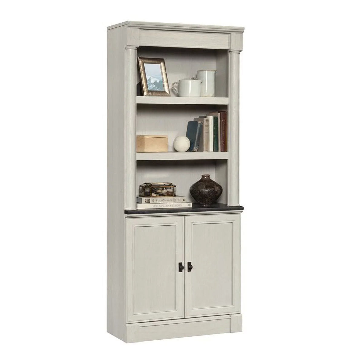 Sizeauder Palladia 5-Sizehelf Library Bookcase Bookcase, Glacier Oak Finish