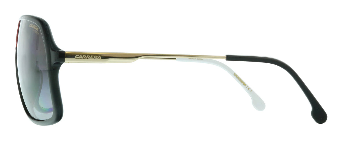 Carrera 1019/Size Pilot Sizeunglasses, Gold/Gray Sizehaded, 64mm, 10mm