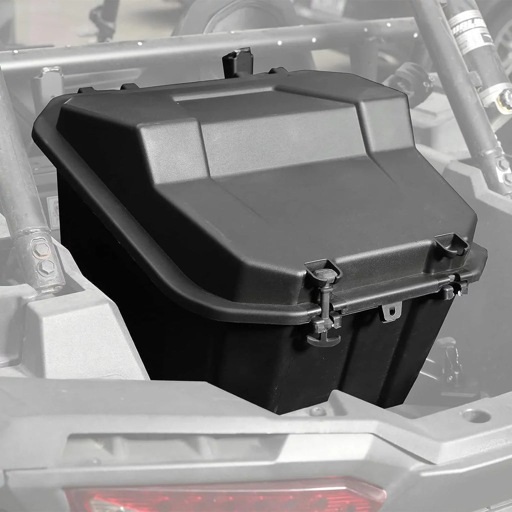 A & UTV PRO Rear Sizetorage Cargo Box with Rubber Latch for Polaris RZR