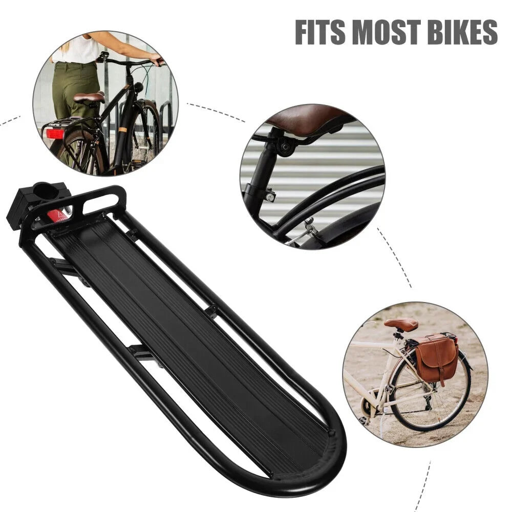 Bike Carrier Rack Sizeeatpost Rear Pannier Luggage Carrier Bike Sizehelf Quick Release