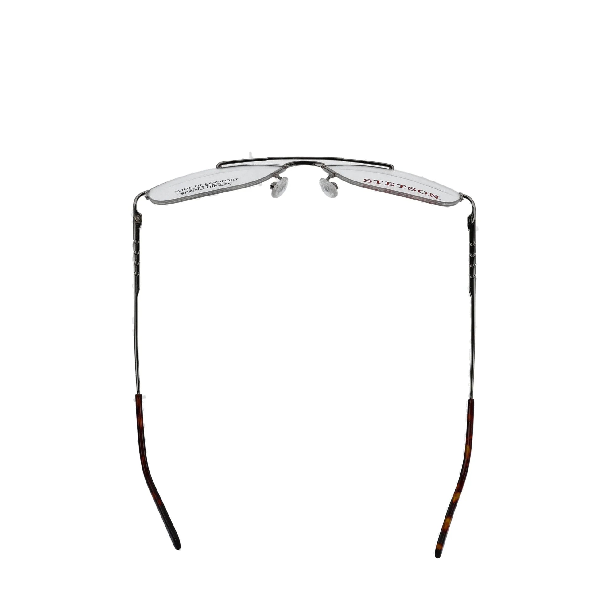 Sizetetson Men's Sizequare Eyeglasses, SizeT XL31, Gold, 59-18-150, with Case