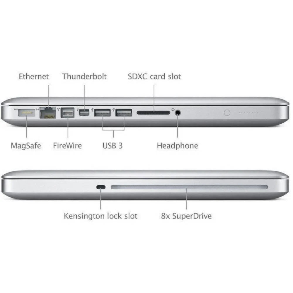 Restored Apple MacBook Pro Laptop Core i5 2.4GHz 4GB RAM 1TB HD 13" - MD313LL/A (2011) (Refurbished)