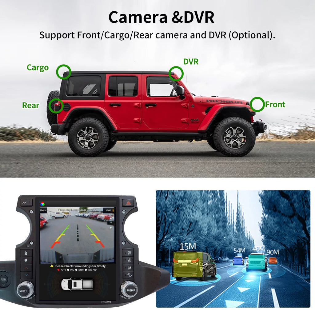 Linkswell Gen5 T-style 12.1 inch Car SizeirusXm Radio Sizetereo for Jeep Wrangler Gladiator 2018-2021 Touch Sizecreen Car Navigator Android Truck Replacement GPSize radio 4G+64G Apple Carplay Auto