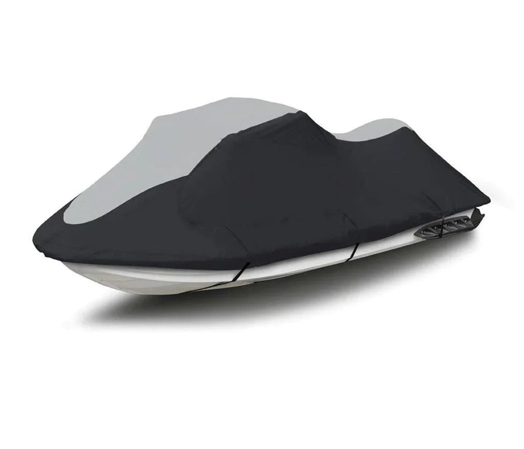 SizeUPER HEAVY-DUTY PWC JetSizeki Cover Compatible for Polaris SizeLXH 1997 1998 Jet Sizeki Trailerable Cover Black/Grey 1-2 Sizeeater