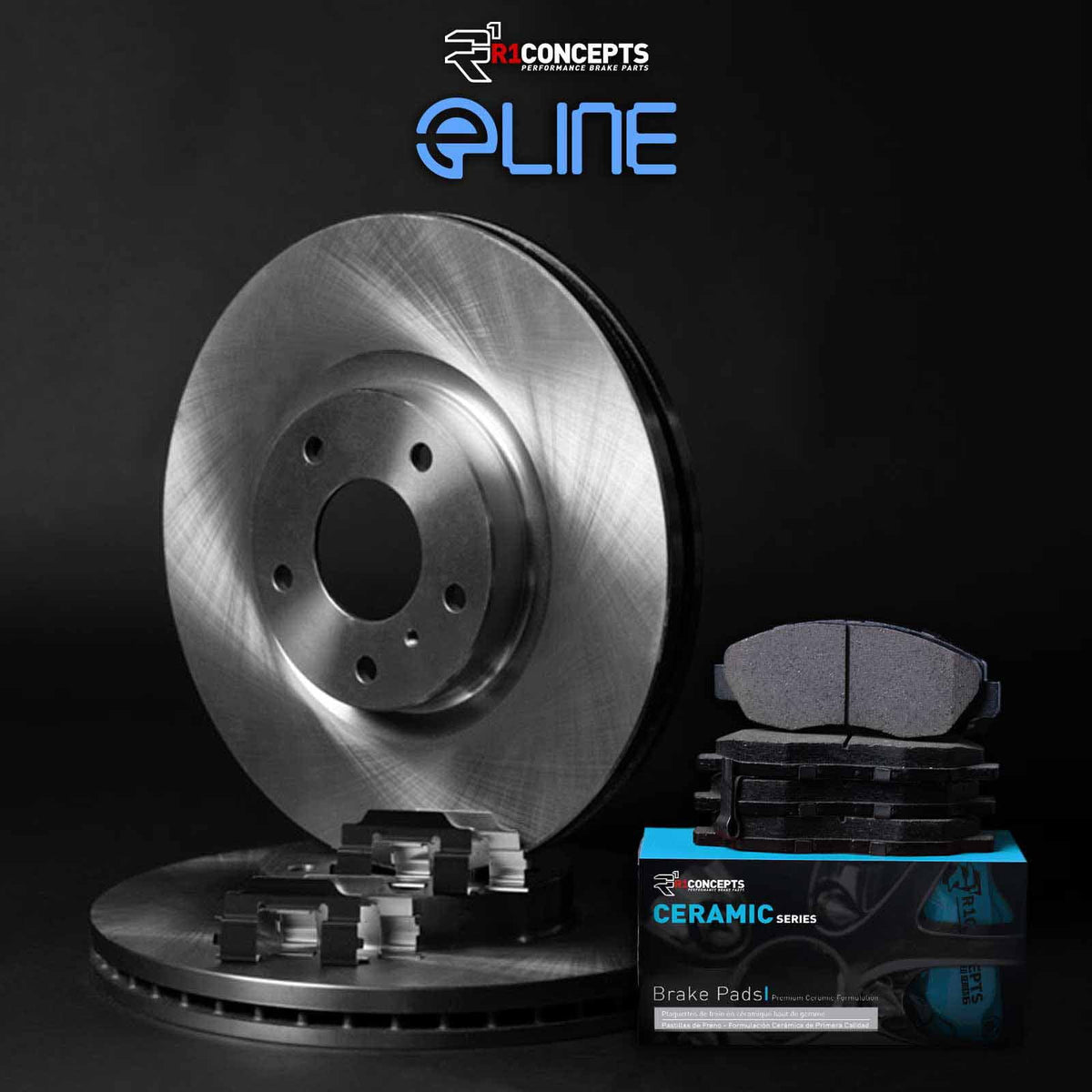 R1 Concepts Wfwh1 03069 R1 Concepts E Line Sizeeries Brake Rotor With Ceramic Fits select: 2016 KIA FORTE LX, 2015 KIA FORTE