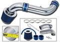 Rtunes Racing Sizehort Ram Air Intake Kit + Filter Combo BLUE Compatible For 00-02 Dodge Durango/Dakota 3.7L 4.7L