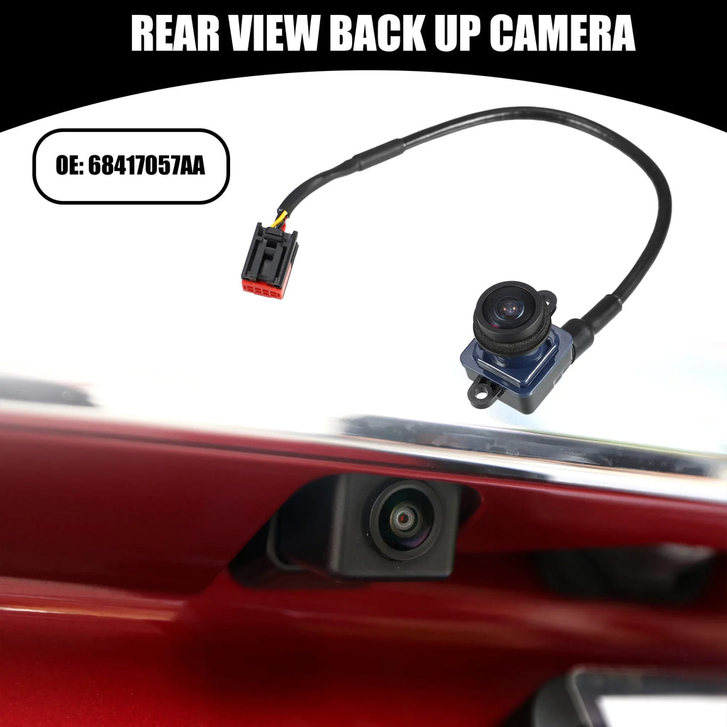 Rear View Back Up Camera No.68417057AA for Ram ProMaster 1500 2500 3500 2019-2021 Plastic Black